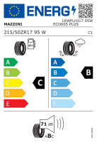 Mazzini 215/50 R17 95W Eco605 Plus