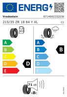 Vredestein 215/35 R18 84Y Ultrac Satin