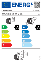 Continental 205/50 R17 93V EcoContact 6