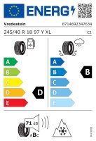 Vredestein 245/40 R18 97Y XL Quatrac Pro M+S 3PMSF