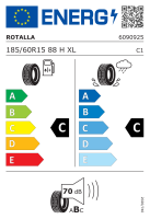 Rotalla 185/60 R15 88H XL Setula E-Race RH02