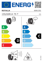 Rotalla 155/65 R14 75T Setula 4 Season RA03 M+S 3PMSF