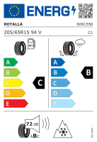 Rotalla 205/65 R15 94V Setula 4 Season RA03 M+S 3PMSF