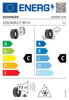 Goodride 225/60 R17 99H SW608 Snowmaster M+S 3PMSF