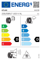 Atlas 235/55 R17 103V XL Polarbear UHP M+S 3PMSF