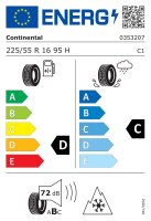 Continental 225/55 R16 95H ContiWinterContact TS 830 P AO M+S 3PMSF