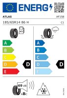 Atlas 185/65 R14 86H Green 4S M+S 3PMSF