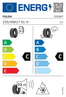 Fulda 225/45 R17 91H Kristall Control HP 2 MFS M+S 3PMSF