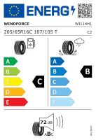 Windforce 205/65 R16 107/105T MILE MAX M+S