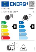 Continental 235/55 R18 100V AllSeasonContact AO M+S 3PMSF