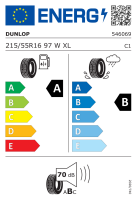 Dunlop 215/55 R16 97W XL Sport BluResponse