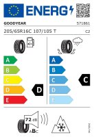 Goodyear 205/65 R16 C 107/105T Vector 4Seasons Cargo M+S 3PMSF