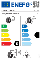 Falken 235/60 R16 100H Wildpeak A/T AT3WA M+S 3PMSF Off-Road