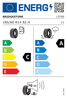 Bridgestone 185/60 R14 82H Turanza T005