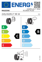 Mazzini 245/45 R17 99W XL Eco605 Plus