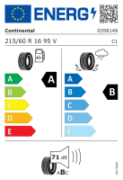 Continental 215/60 R16 95V EcoContact 6