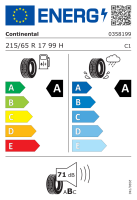 Continental 215/65 R17 99H EcoContact 6