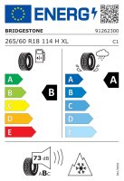 Bridgestone 265/60 R18 114H XL Blizzak LM005 M+S 3PMSF