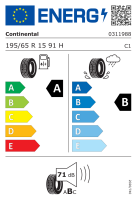 Continental 195/65 R15 91H EcoContact 6