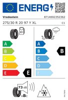 Vredestein 275/30 R20 97Y XL Wintrac Pro FSL M+S 3PMSF