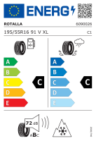 Rotalla 195/55 R16 91V Setula 4 Season RA03 XL M+S 3PMSF