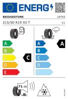 Bridgestone 215/50 R19 93T Blizzak LM005 LAML M+S 3PMSF