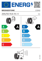 Bridgestone 205/55 R16 91V Turanza T005