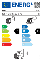 Sava 255/35 R19 96Y Intensa UHP 2 XL FP