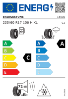 Bridgestone 235/60 R17 106H Blizzak LM005