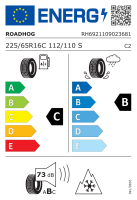 Roadhog 225/65 R16 112S C Roadhog RGASV01 8PR M+S 3PMSF