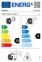 ARIVO 185/70 R14 88H CARLORFUL A/S BSW M+S 3PMSF