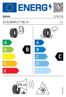 Sava 215/60 R17 96H All Weather M+S 3PMSF