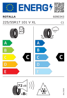 Rotalla 225/55 R17 101V XL Ice-Plus S210 M+S 3PMSF