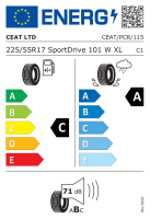 Ceat 225/55 R17 101W XL SportDrive