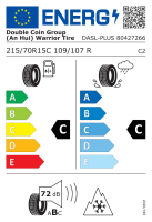 Double Coin 215/70 R15 C 109/107R DASL+ M+S 3PMSF