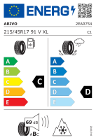 ARIVO 215/45 R17 91V WINMASTER PRO X ARW3 XL FR