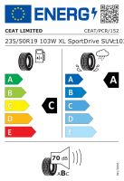 Ceat 235/50 R19 103W XL SportDrive SUV