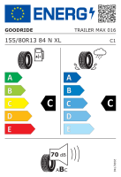 Goodride 155/80 R13 C 84N Trailer Max