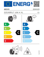 ARIVO 225/65 R17 106H XL Carlorful A/S M+S 3PMSF