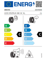 ARIVO 225/35 R19 88W XL CARLORFUL A/S M+S 3PMSF