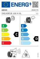 ARIVO 245/45 R18 100H XL WINMASTER ProX ARW 3 M+S 3PMSF