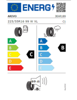 ARIVO 225/55 R16 99W Ultra ARZ5